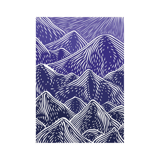 Eleni Maragaki Winter Landscape II Christmas cards (pack of 6)